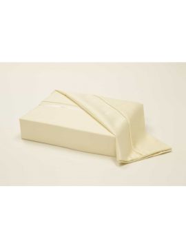 Athena Egyptian Cotton Sateen Fitted Sheet-IVORY
