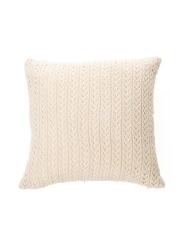 Naja natural color knit cushion